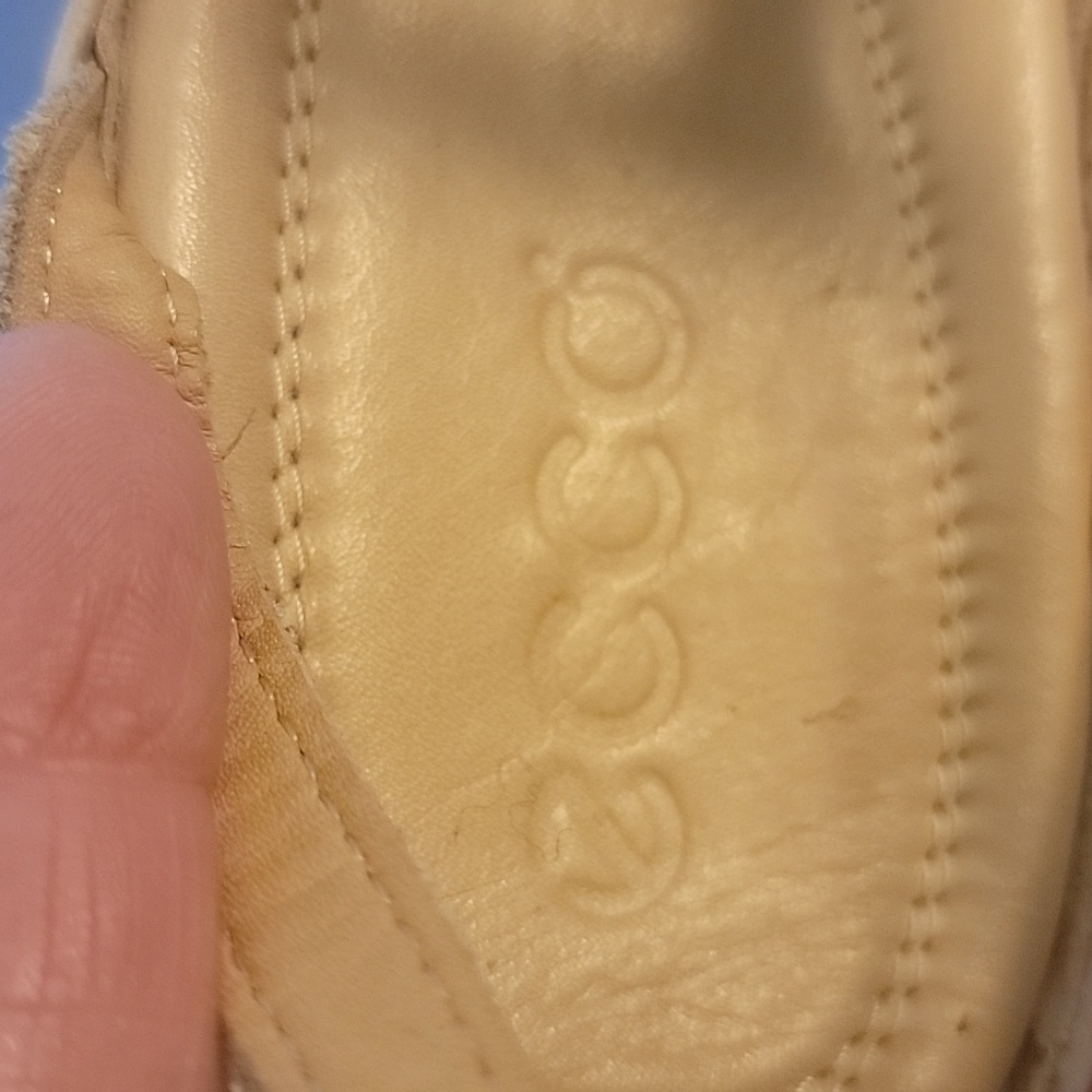 Ecco Leather Sandals 39, 8-8.5 - Picture 2 of 8